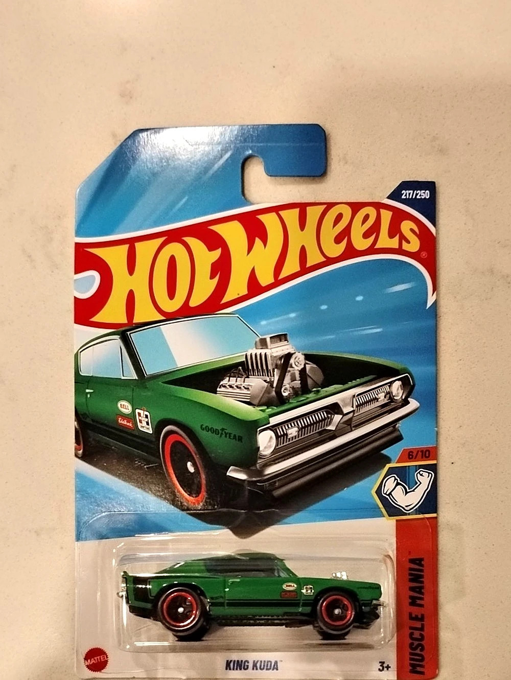 Hot Wheels King Kuda Green Die-Cast Car